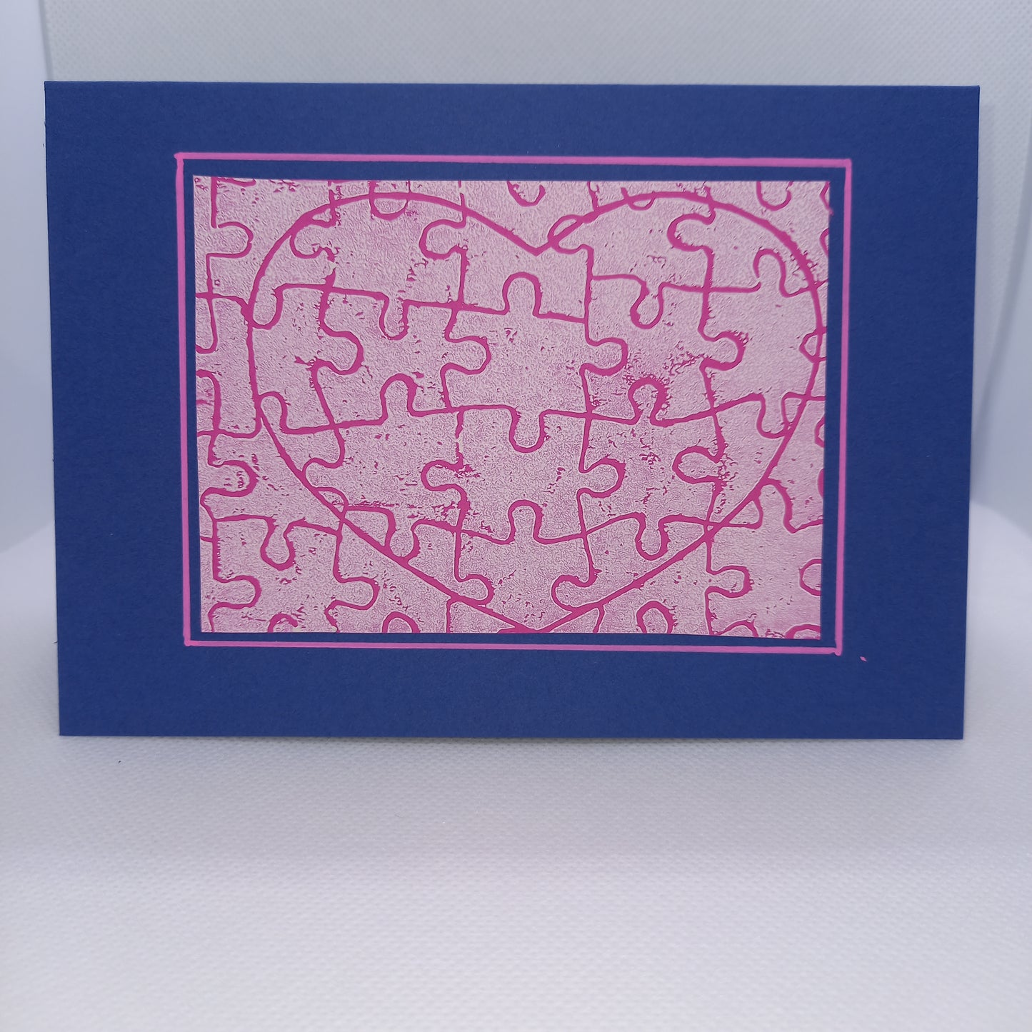 Jigsaw Heart Card