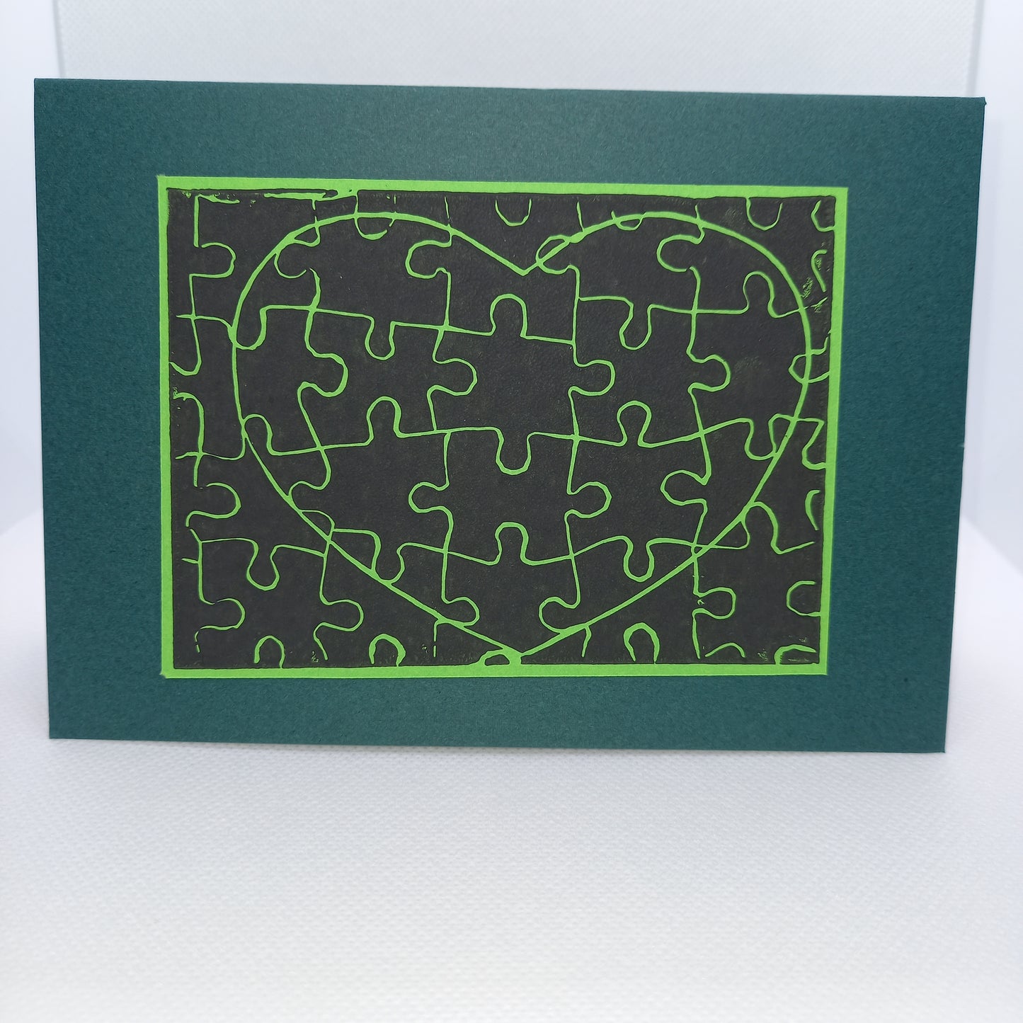 Jigsaw Heart Card