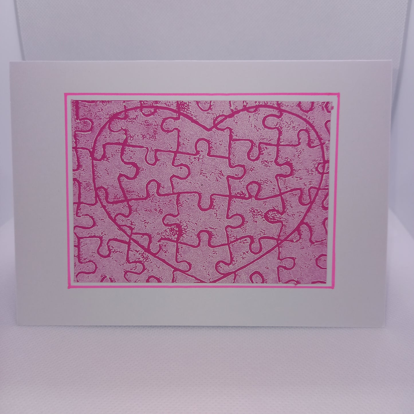 Jigsaw Heart Card